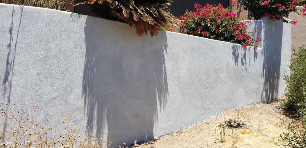 Wall with Flowers — Phoenix, AZ — Building Block Masonry