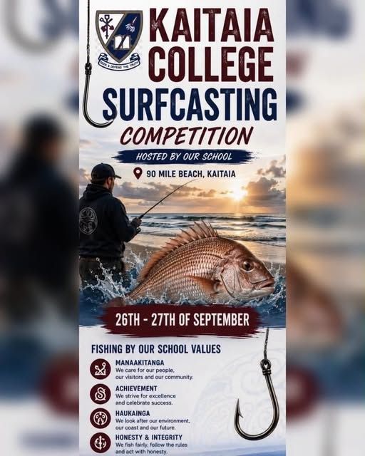 Kaitaia College - Surfcasting Competition