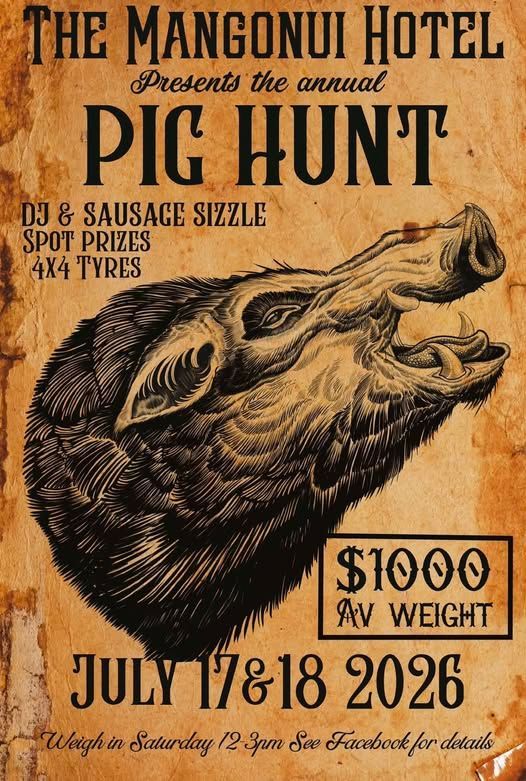 Manganui Hotel - Pig Hunt