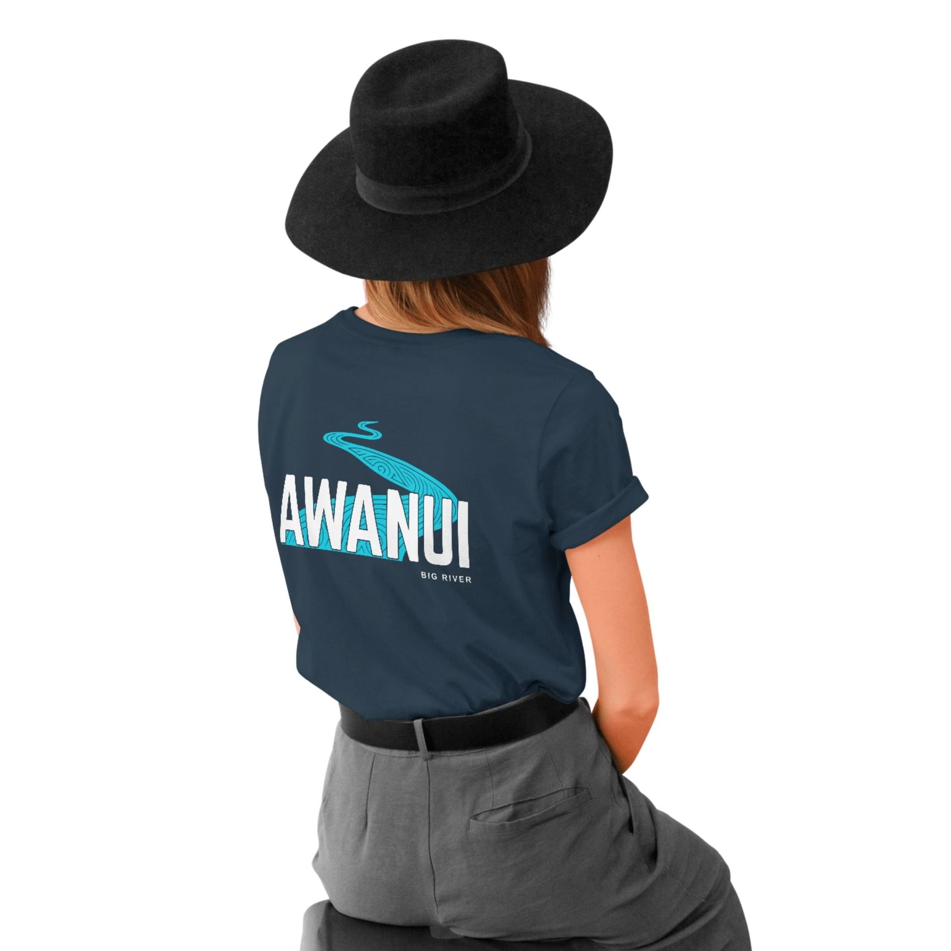 Navy blue t-shirt with