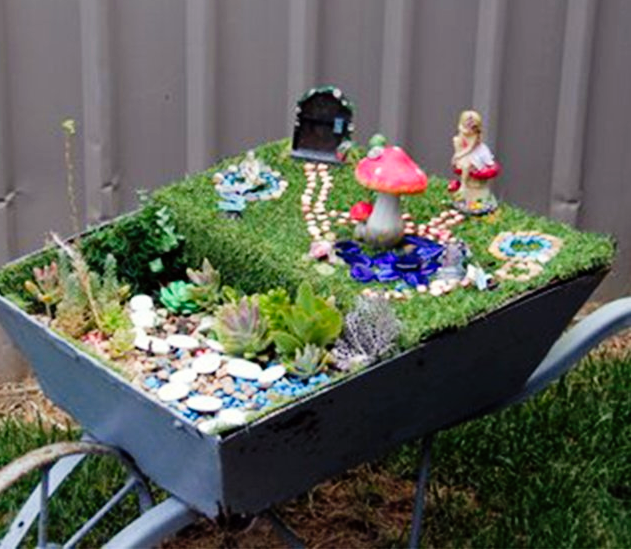 garden on a cart