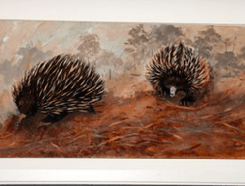 hedgehog painting