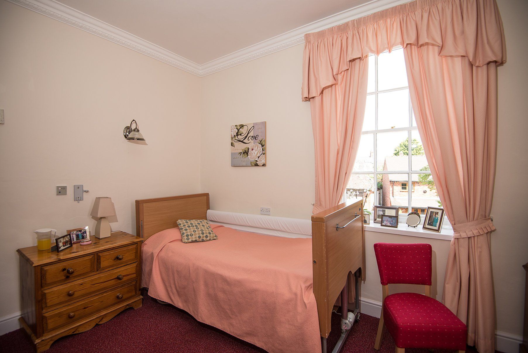 well furnished bedroom the nursery home