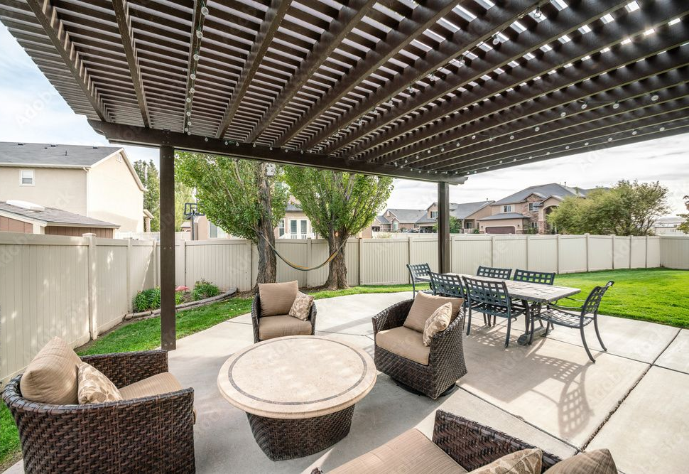 concrete patio