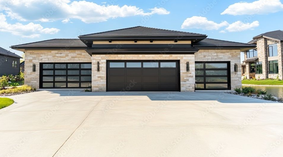 concrete driveway