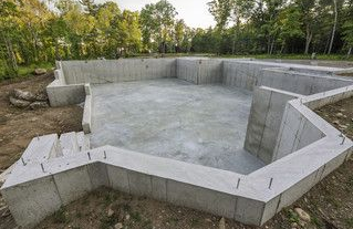concrete foundation
