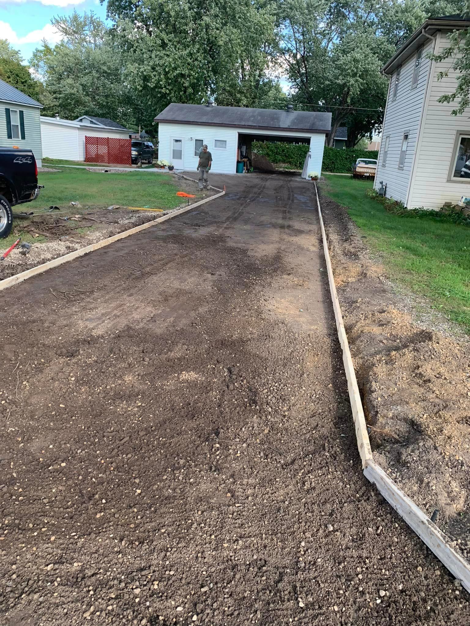 Driveway Is Being Built | Caledonia, MN | High Standards Concrete LLC