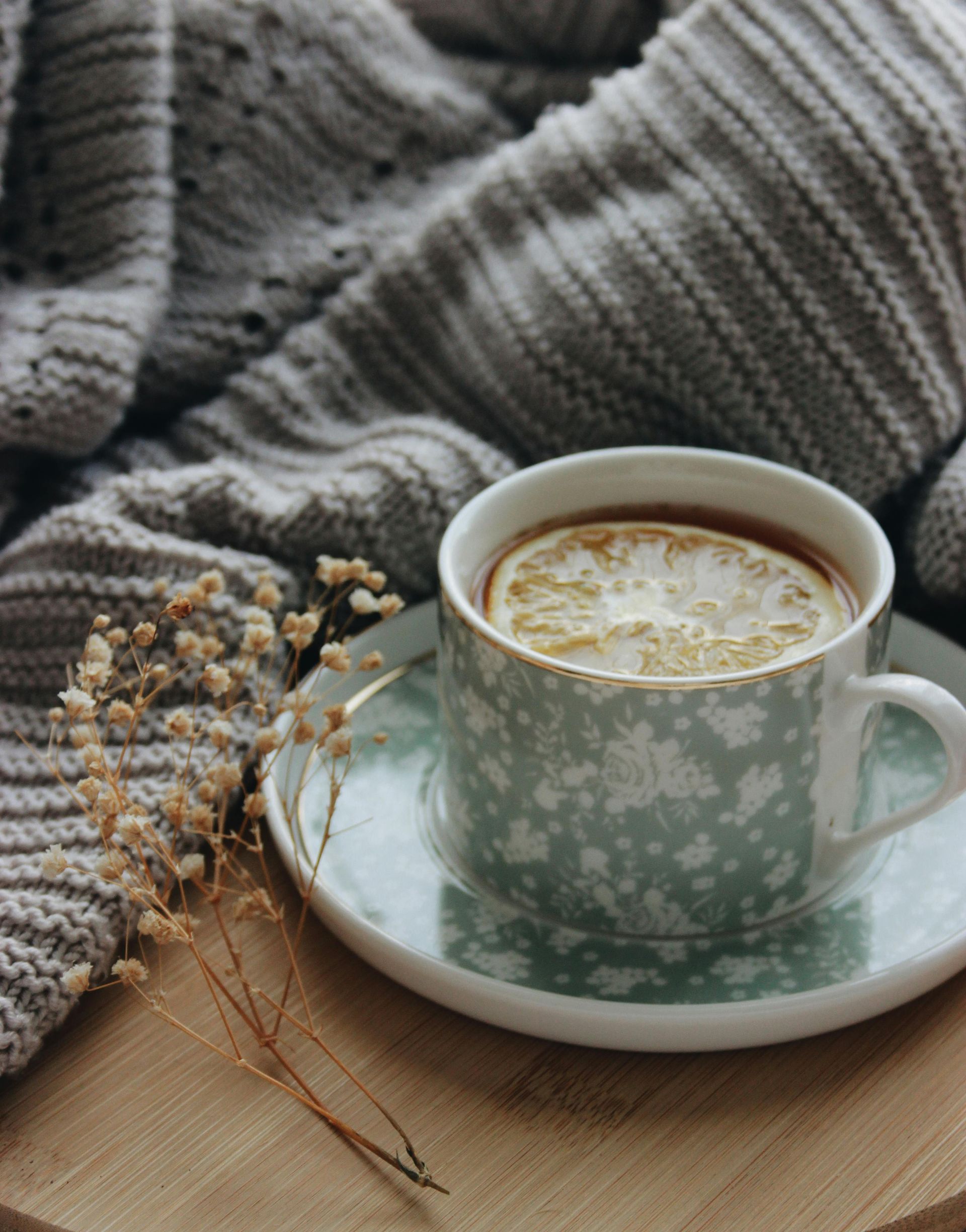 Coffee and Blanket, relaxing