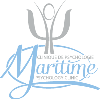 logo clinique de psychologie maritime bleu et gris
