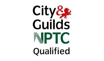 City & guilds NPTC qualified logo