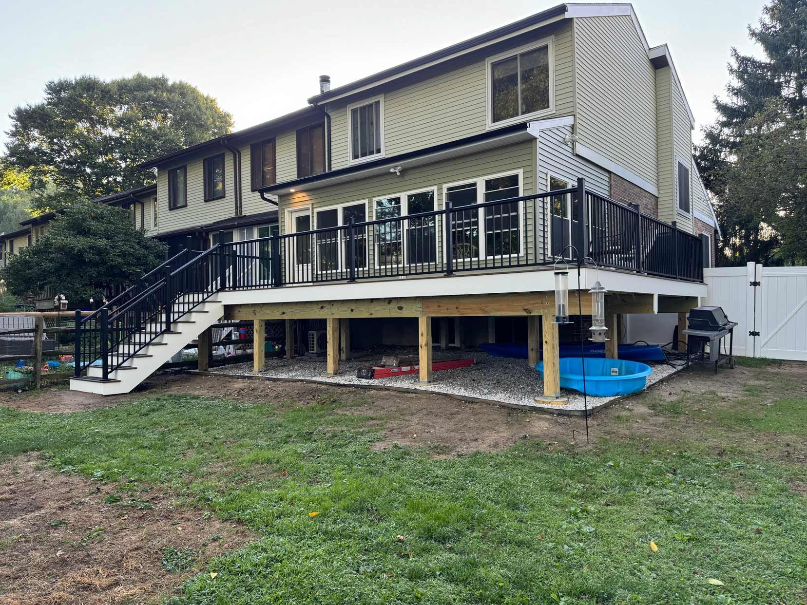 House With Deck And Stairs In Backyard — Wilmington, DE — PW Construction, LLC