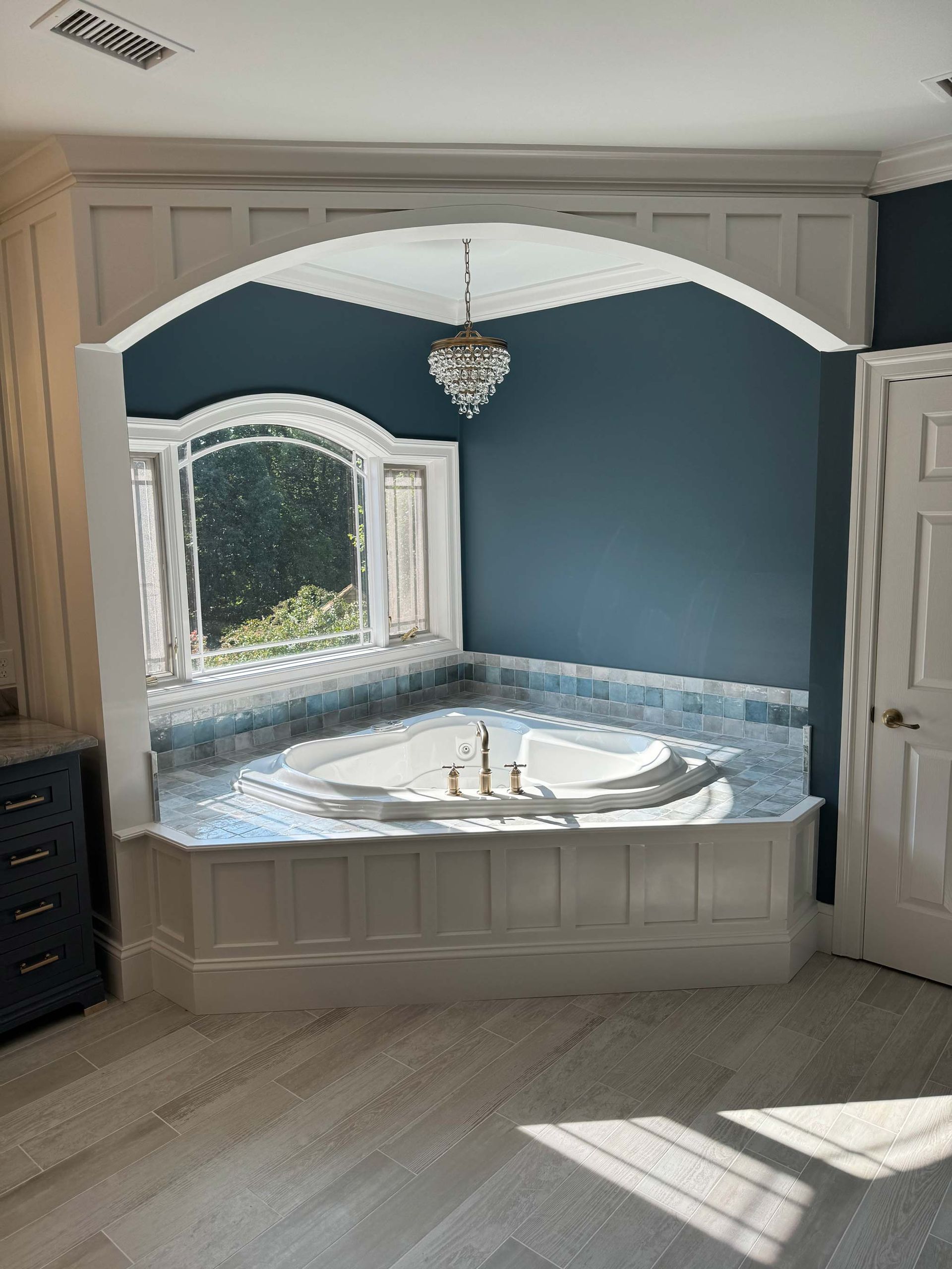 Bathroom With Tub Near Window — Wilmington, DE — PW Construction, LLC