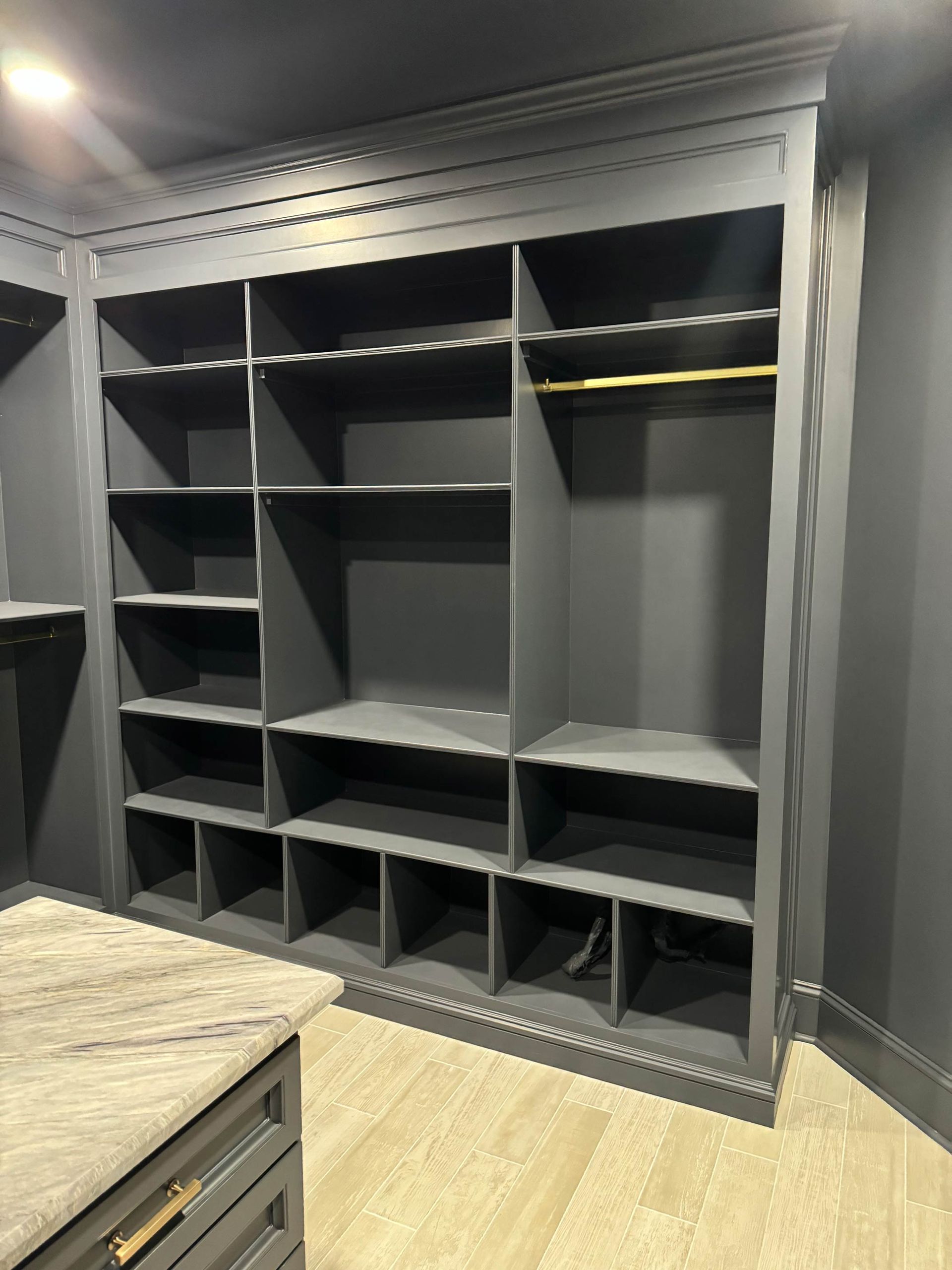 Walk-In Closet With Shelves And Drawers — Wilmington, DE — PW Construction, LLC