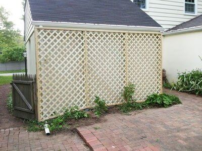 patio shed — Lawn Maintenance in Princeton, NJ