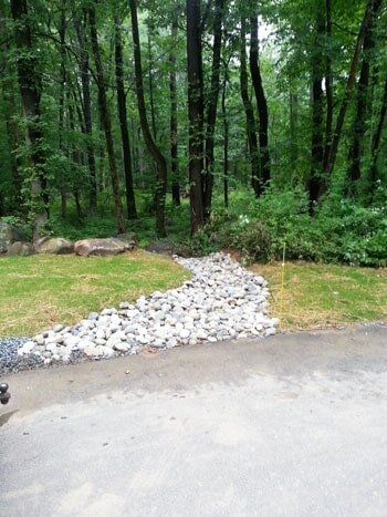 drainage ditch — Lawn Maintenance in Princeton, NJ