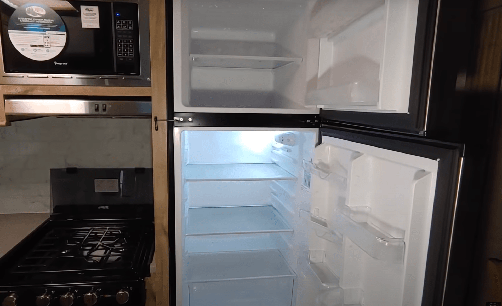 new appliances in motorhome