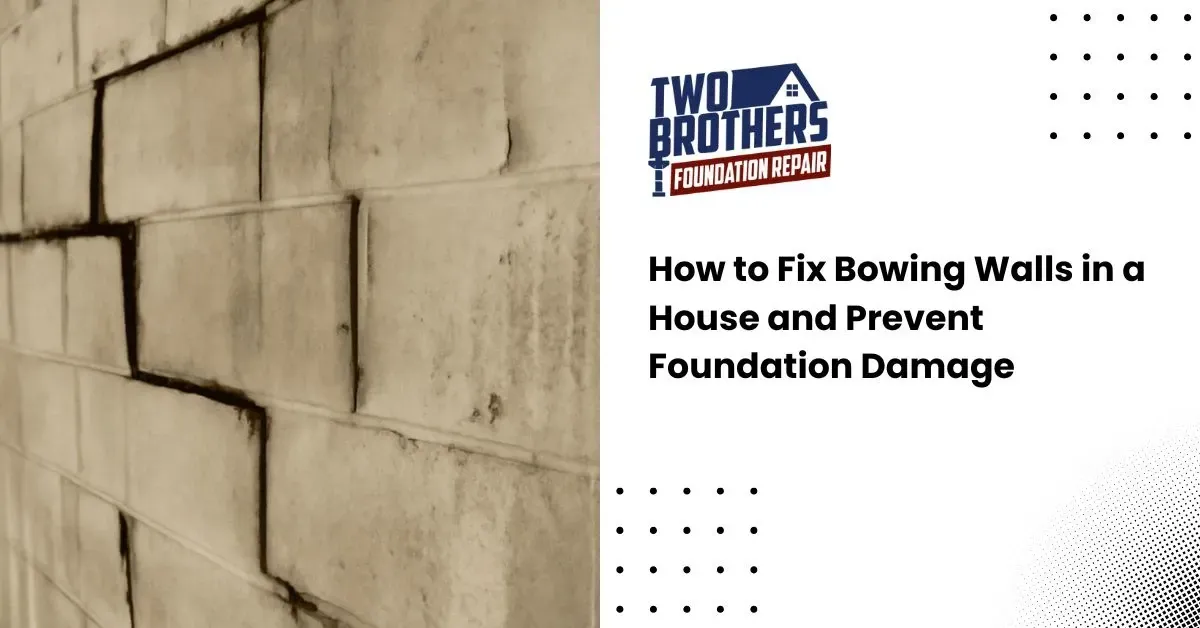 How to Fix Bowing Walls in a House and Prevent Foundation Damage