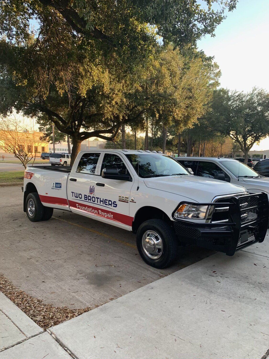 Two Brother Foundation Repair Truck