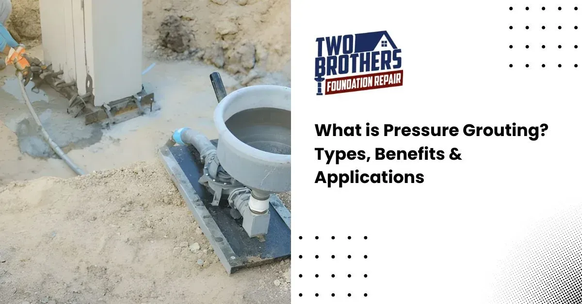 What is Pressure Grouting Types, Benefits & Applications, twobrosfoundationrepair