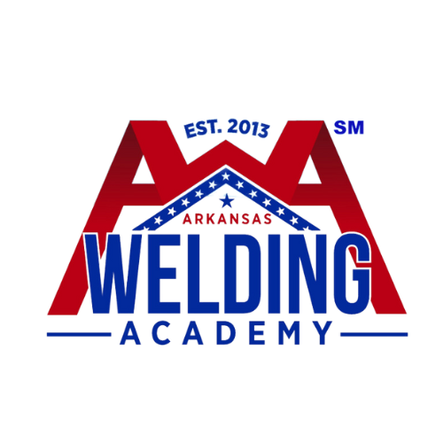 A logo for a welding academy in arkansas