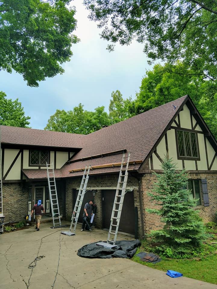 Roof Being Repaired — Kingsport, TN — McMurray Boy's Roofing