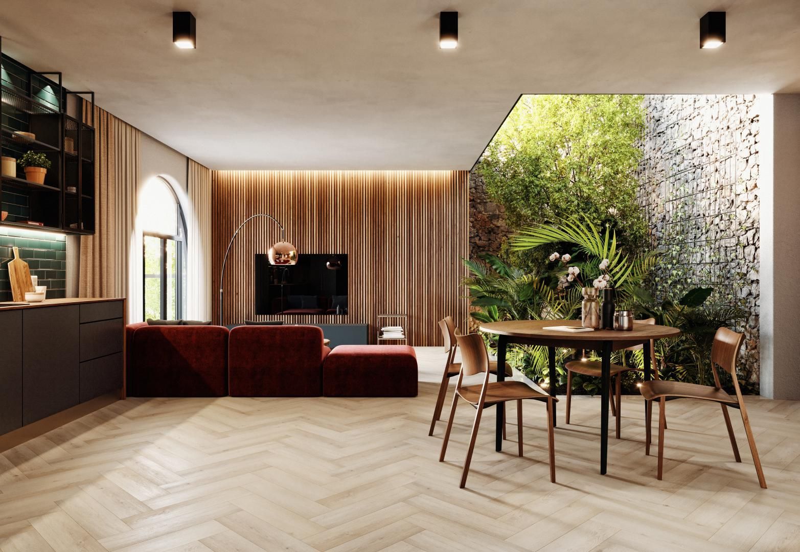 Floormatch.nl Vinyl vloer Arbiton Amaron Herringbone Preston eik 5mm-0-55 mm