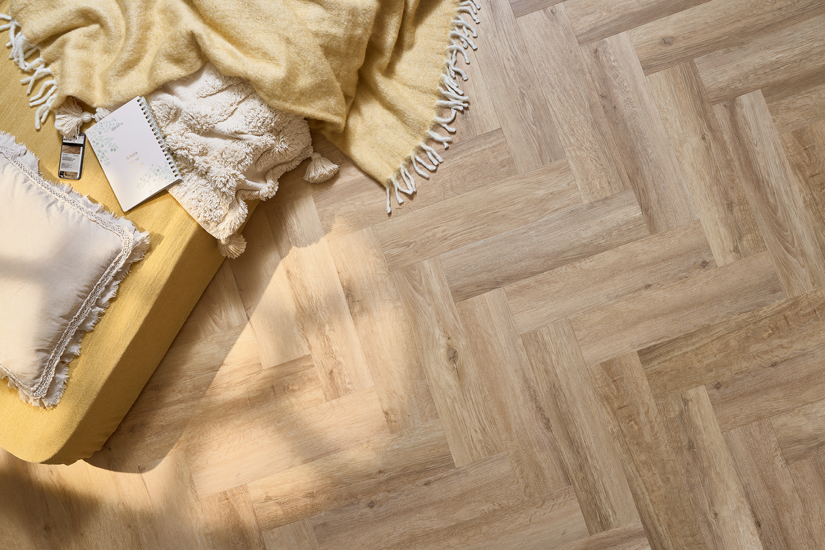 Floormatch.nl  Vinyl vloer Arbiton Amaron Herringbone Windsor Eik