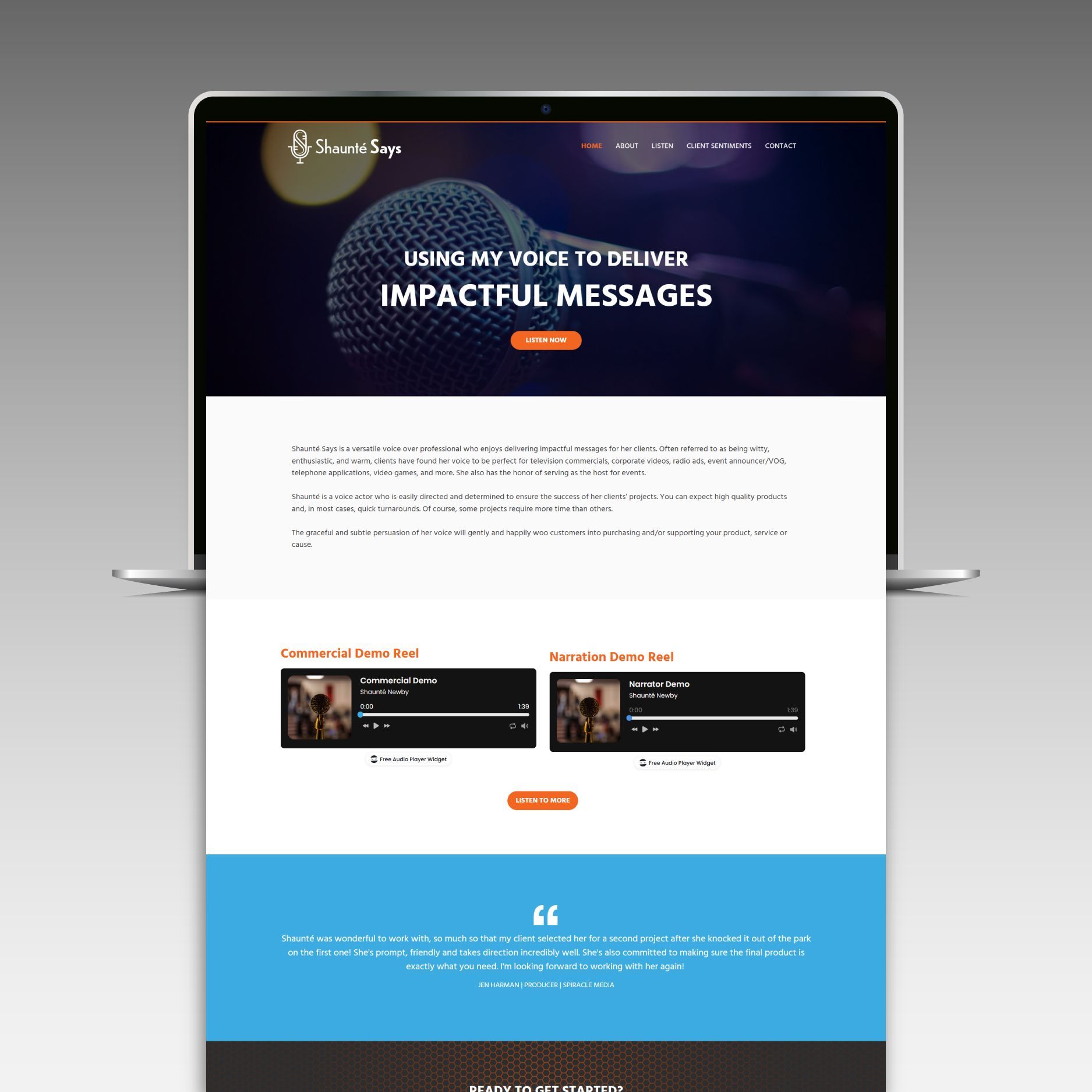 Shaunte Says website