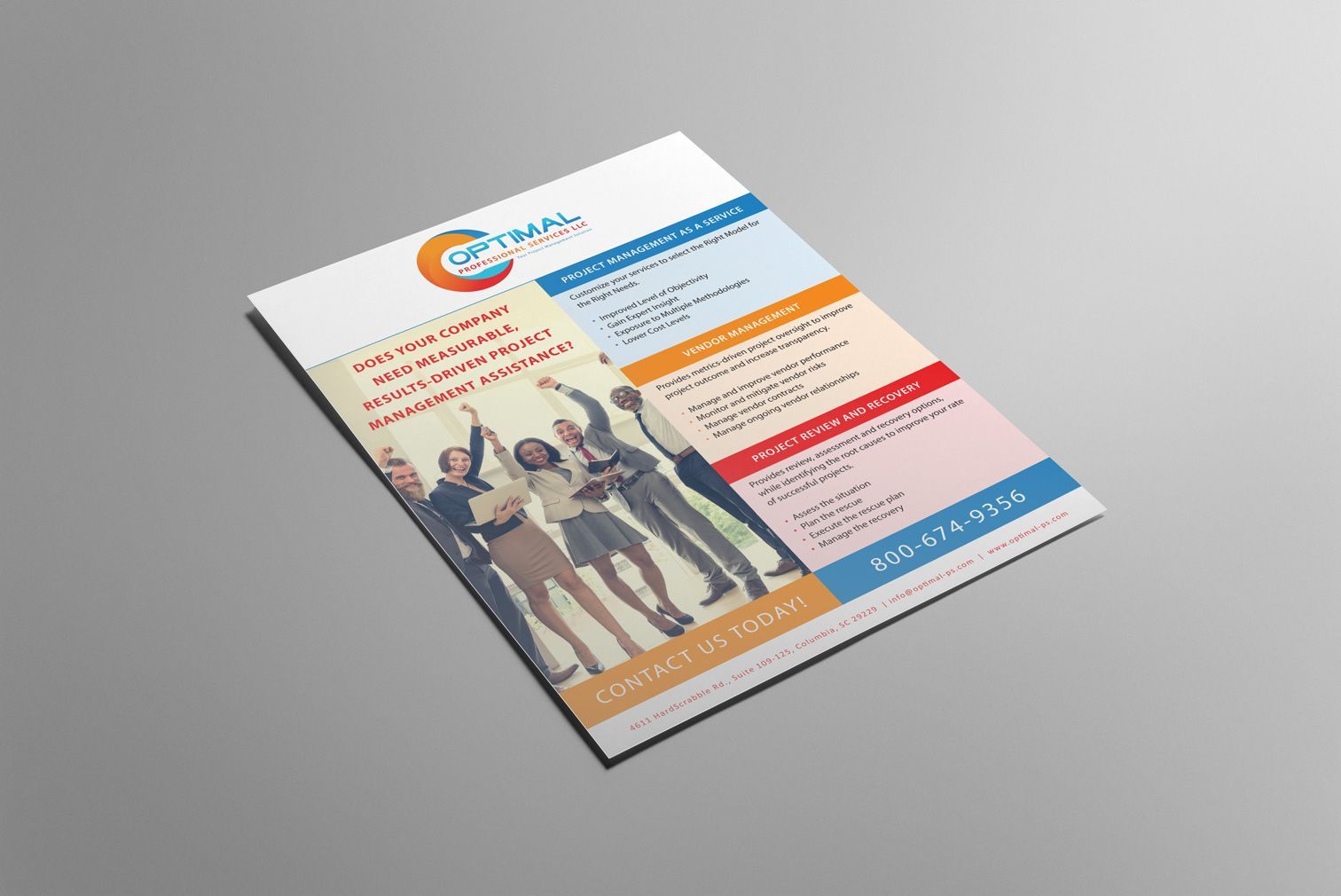 Optimal Professional Services flyer