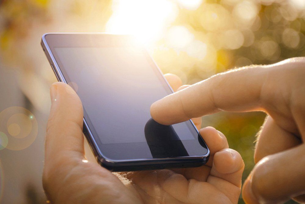 Person Using Smartphone