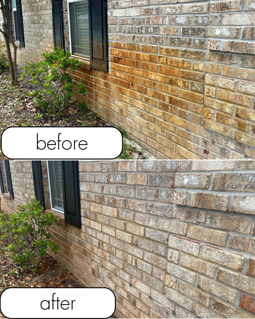 Rust Stain removal from brick