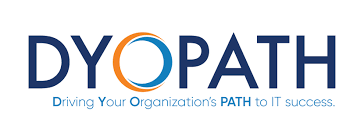 A logo for dyopath driving your organization 's path to it success