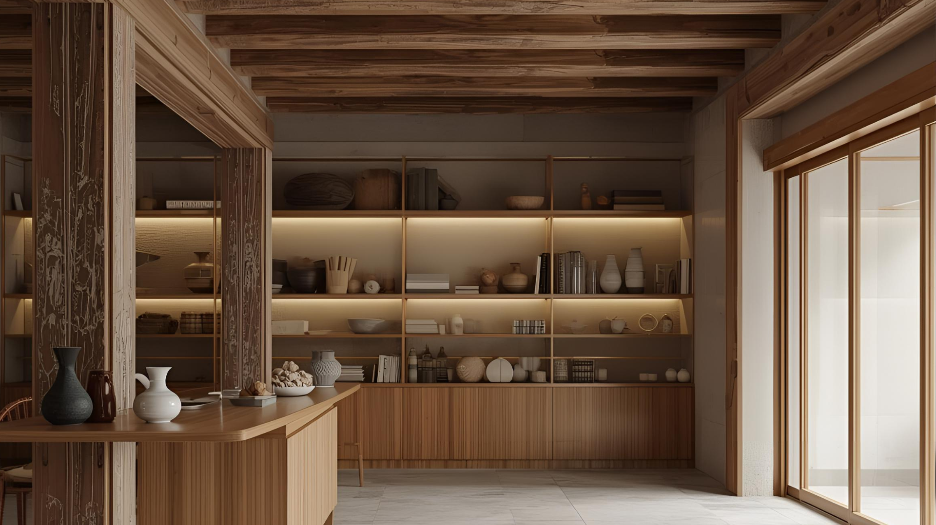 Wabi-Sabi commercial interiors