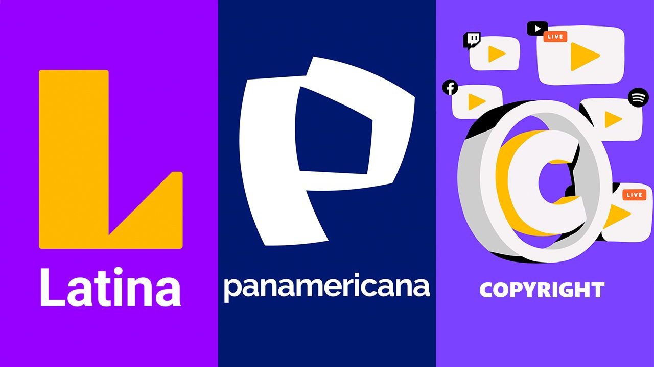 Se muestra un logo de derechos de autor de latina panamericana