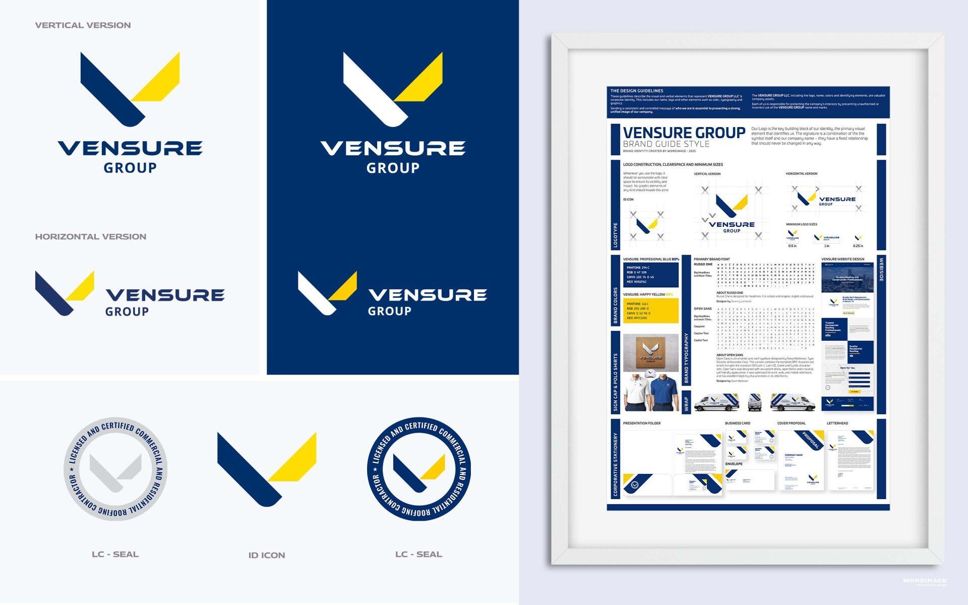a picture of a logo for a company called vensure group .