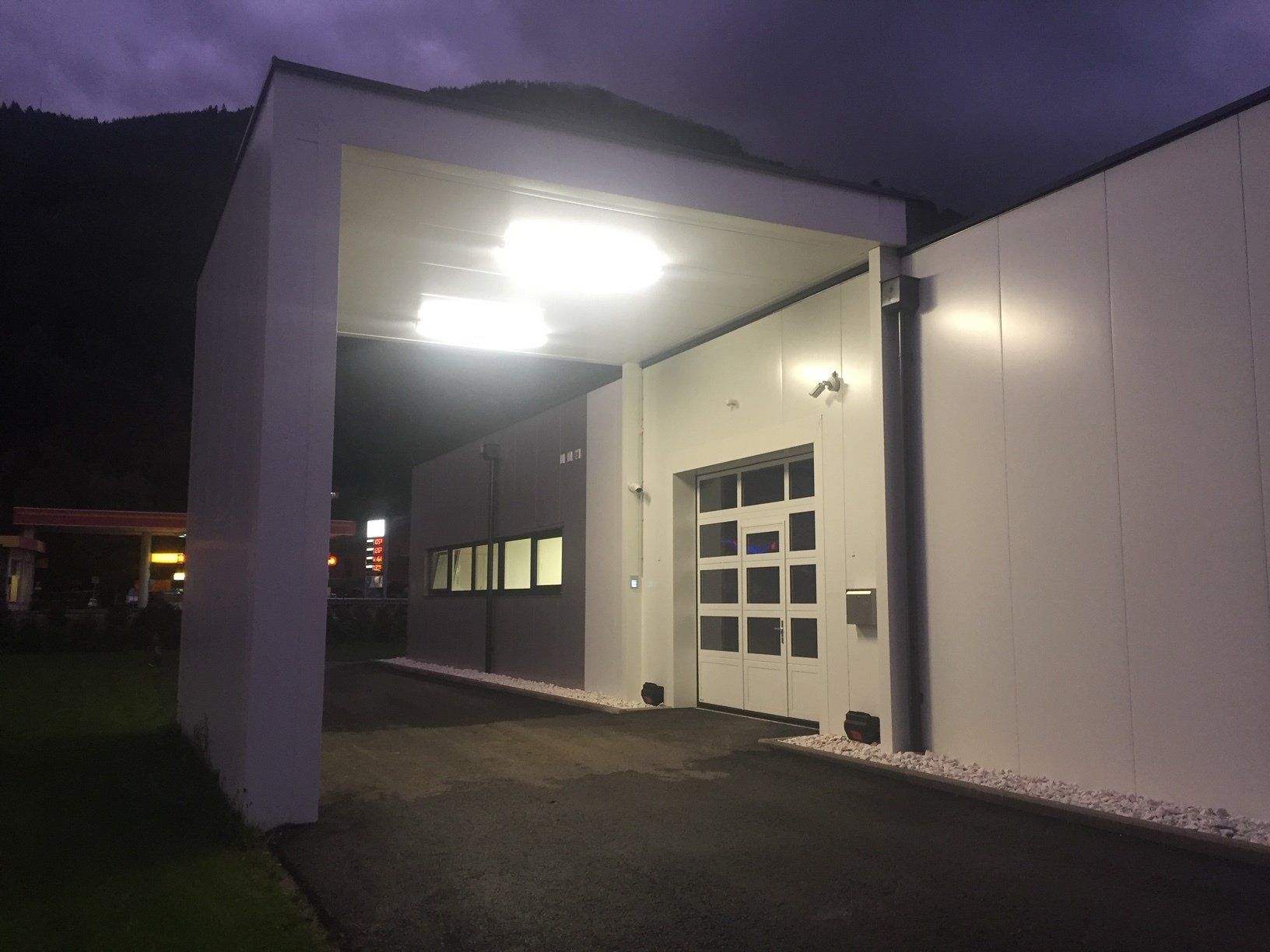 Hallenbau Pfeiffer, Bauplanung, Industriebetrieb