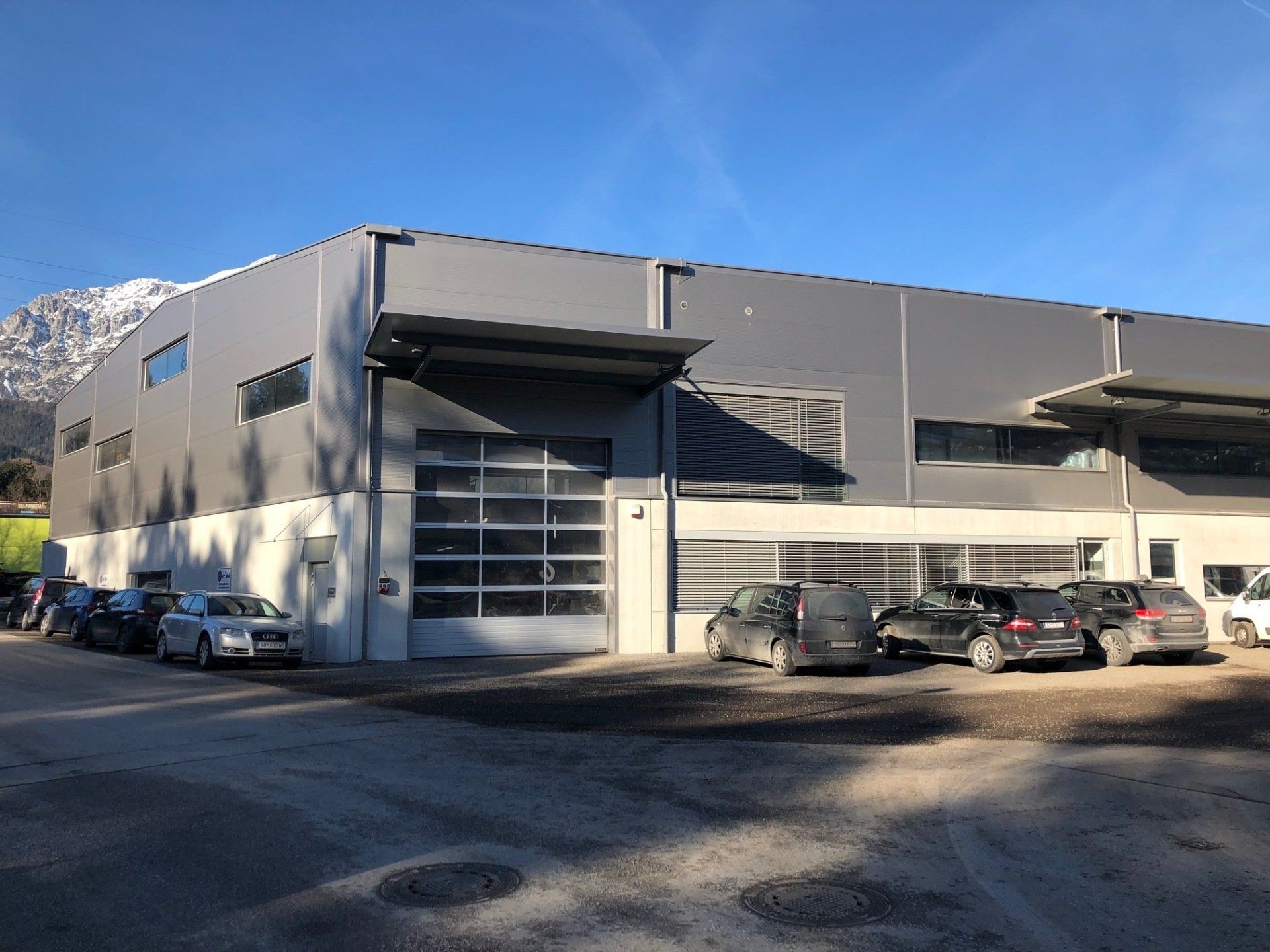 Hallenbau Pfeiffer, Bauplanung, Industriebetrieb