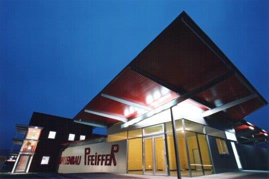 Hallenbau Pfeiffer, Bauplanung