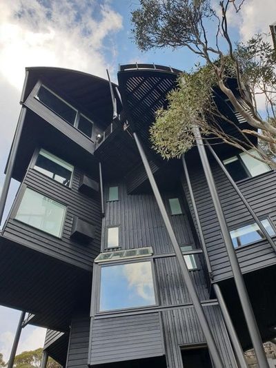 tall modern house