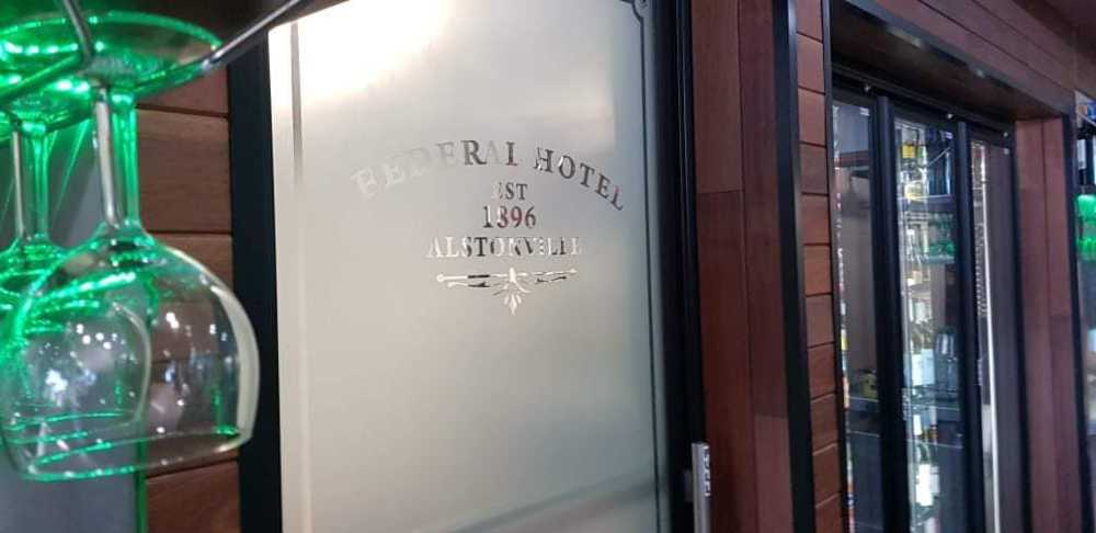 Wine Shop with Frosted Film Door — Premium Window Films in South Lismore, NSW