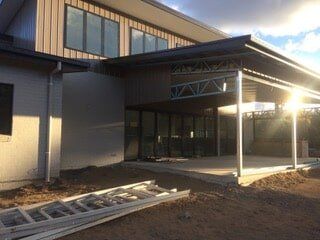 Gutters Being Installed On New Home In Dubbo