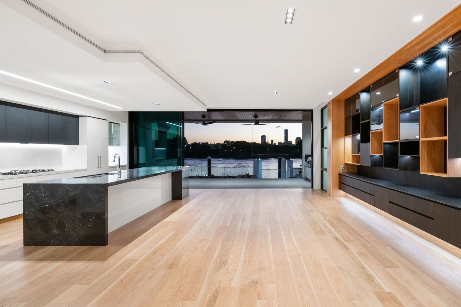 Kitchen with Sliding Door — Brisbane, QLD — RR Windows & Doors