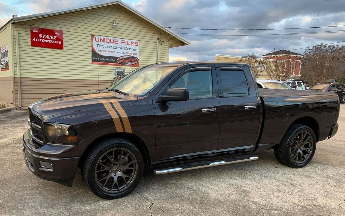 Clear Bra Film on truck