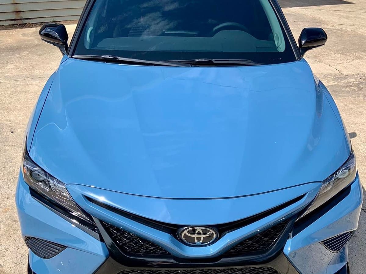 ceramic coating on toyota corolla