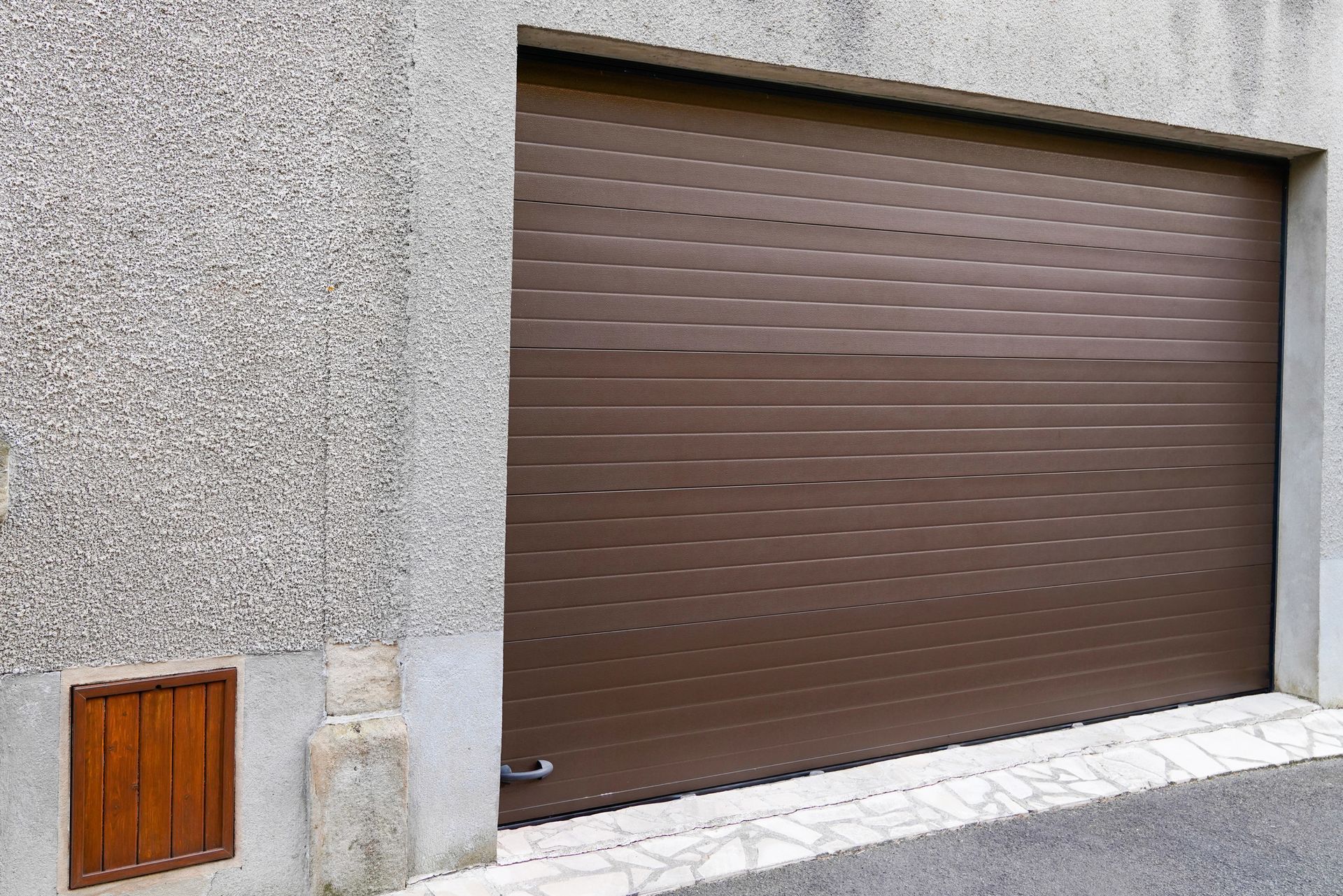 Brown Garage Door — Corvallis, MT  — Covenant Overhead Doors