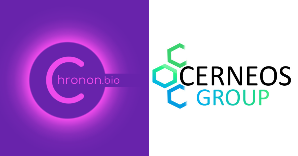 OPartnership logo picture for Chronon Bio and Cerneos 