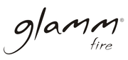 Logo Glamm Fire in caratteri neri con simbolo di marchio registrato.