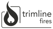 Logo di Trimline Fires: una fiamma in un quadrato, con la scritta 