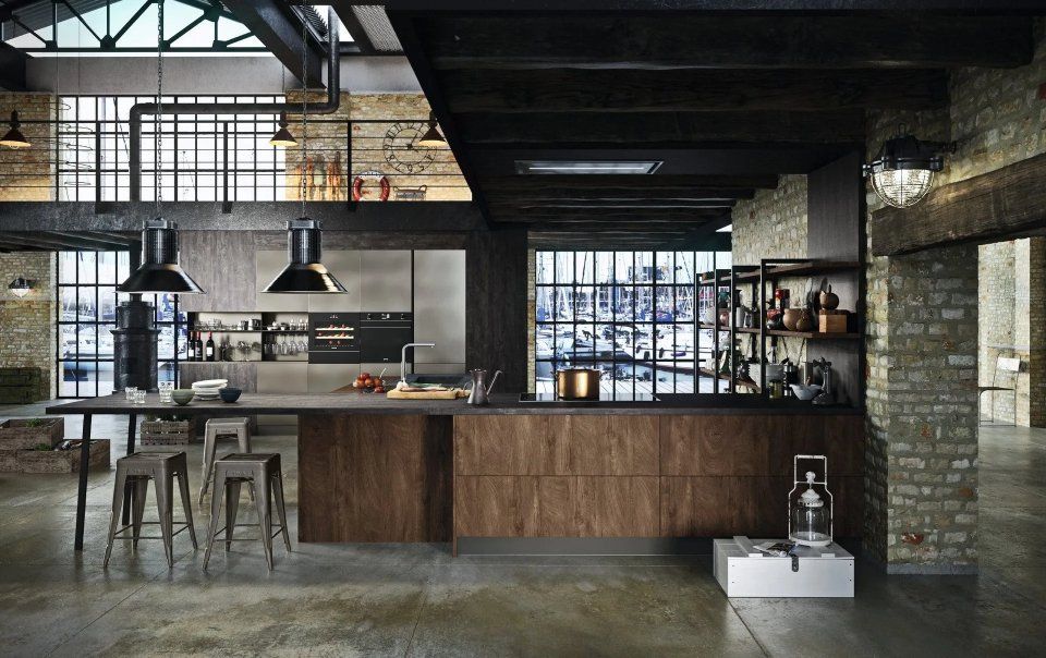 Cucina mobili in legno