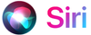 Siri logo: a colorful orb next to the word